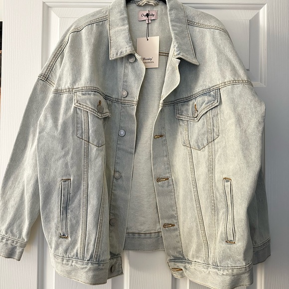 CRY BABY Oversized Denim Jacket - Picture 3 of 3
